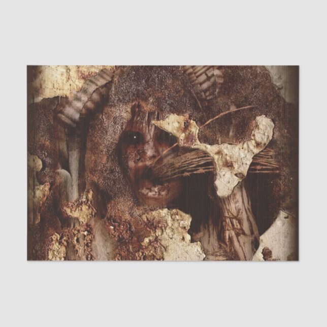 Papier Mousseline Falln a emprisonné en dedans (Recto)