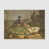 Famille de canards par Carl Jutz