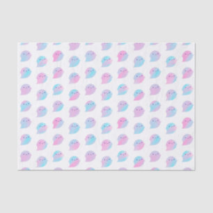 Papier Mousseline Fantômes d'aquarelle de Kawaii (Unicorn)