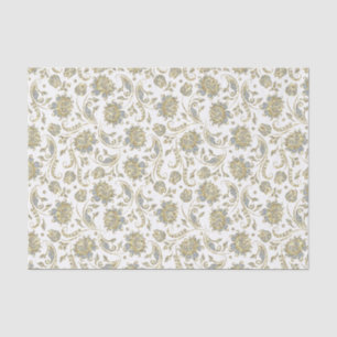 Papier Mousseline Faux Gold & Parties scintillant Damques Arrière -