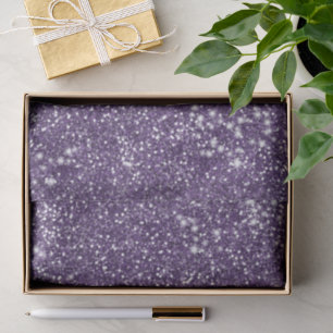 Papier Mousseline Faux Purple Parties scintillant Texture Look - Imp