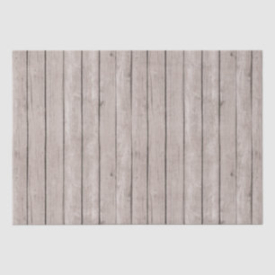 Papier Mousseline Faux Rustic Wood Brown