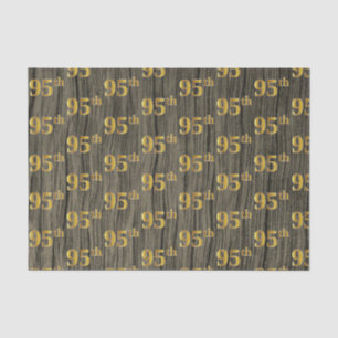 Papier Mousseline Faux Wood, Faux Gold 95e (Quatre-vingt-quinze)