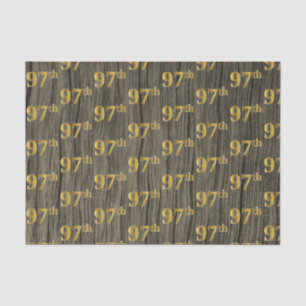 Papier Mousseline Faux Wood, Faux Gold 97e (Quatre-vingt-dix-septièm