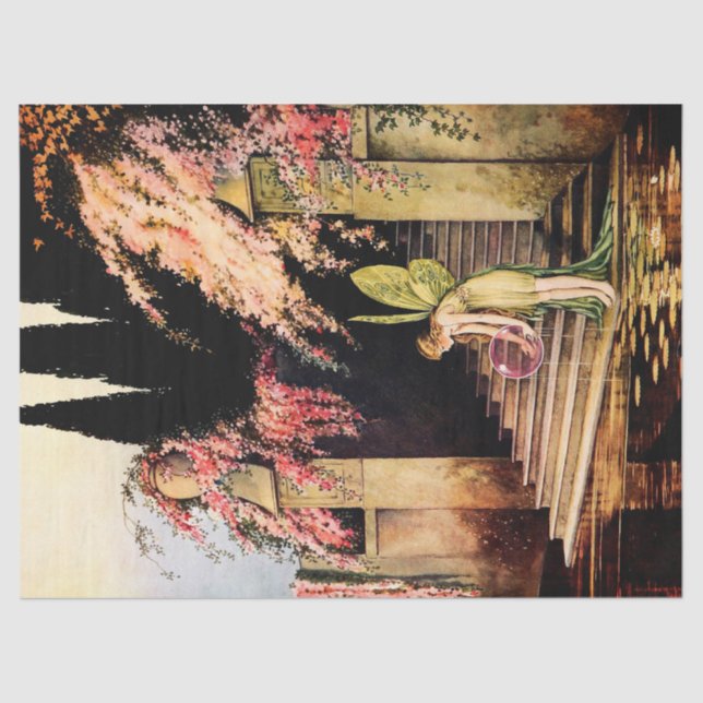 Papier Mousseline Fée avec la bulle (Recto)