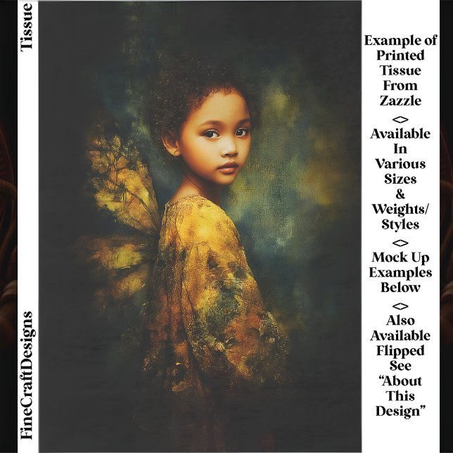 Papier Mousseline Fée de course mixte Ethereal à l'automne EG4R Déco (Créateur téléchargé)