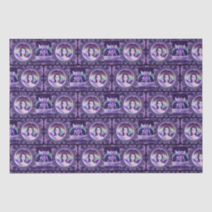Papier Mousseline Fée de pluie violette