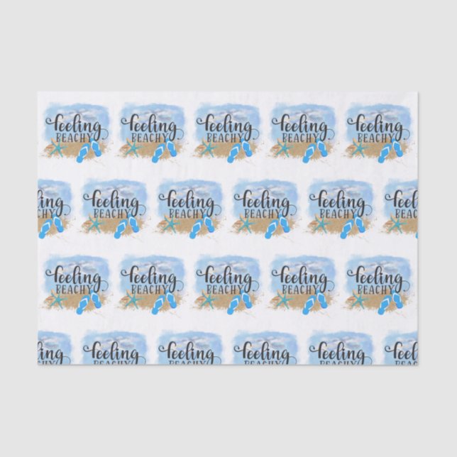 Papier Mousseline Feeling beachy (Recto)