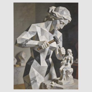 Papier Mousseline Femme, Crée-Toi – Autoportrait Construit
