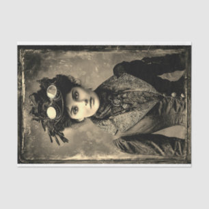 Papier Mousseline Femme Fantastique Steampunk Photo Style DX4LF Déco