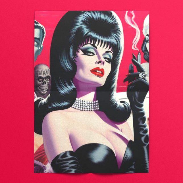 Papier Mousseline Femme gothique vintage (Créateur téléchargé)