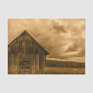 Papier Mousseline Ferme primitive de l'Ouest ferme ancienne grange