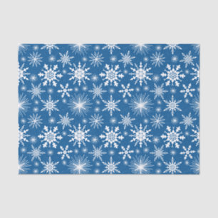 Papier Mousseline Festif Snowflakes Et Étincelles De Noël