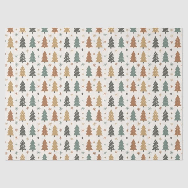 Papier Mousseline Festive Harmony Wrapping Paper (Recto)