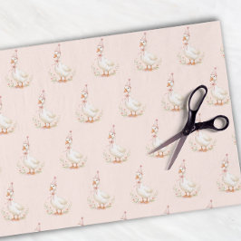 Papier Mousseline Fête d'anniversaire élégante rose pour filles Sill