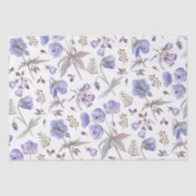 Fête de fleurs sauvages violettes élégantes et ten
