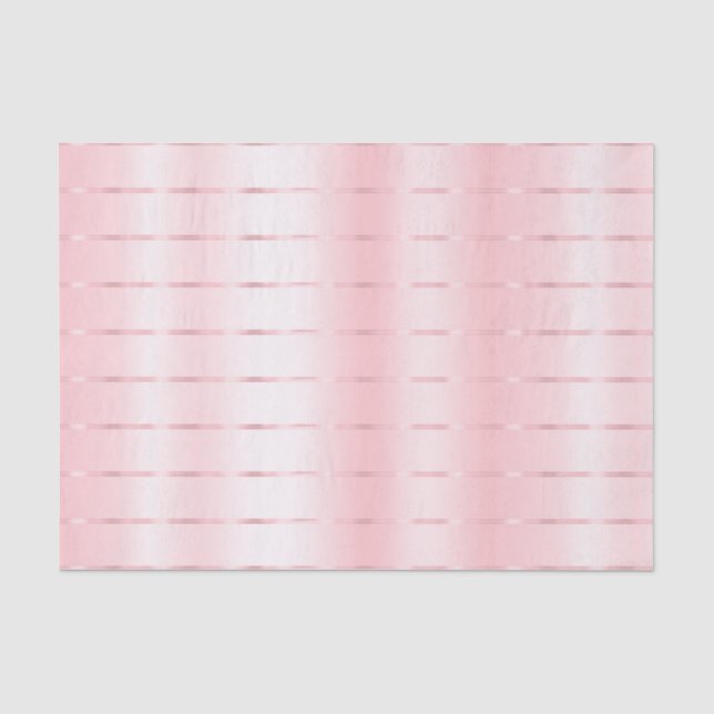 Papier Mousseline Fête de Mariage Ruban Rose Blush (Recto)