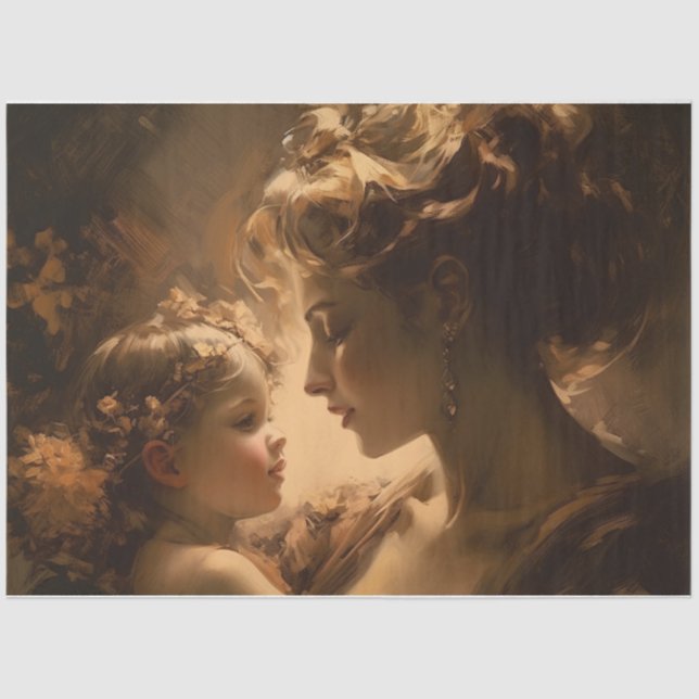 Papier Mousseline Fête des mères (Recto)