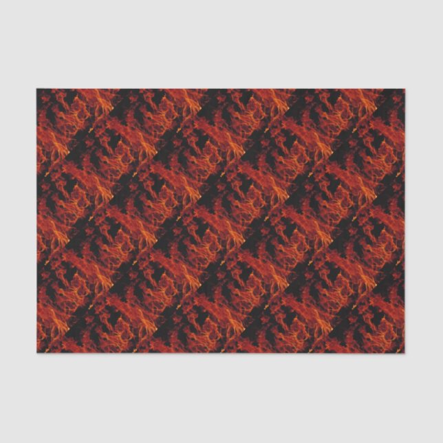 Papier Mousseline Feu (Recto)