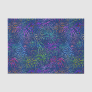 Papier Mousseline Feu d'artifice 4 juillet Motif d'été coloré