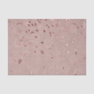 Papier Mousseline Feuille aléatoire élégant d'or brillant Brown rose