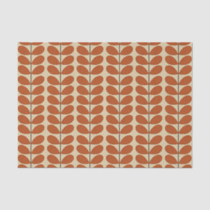 Papier Mousseline Feuille danois de la moitié du siècle, brun de