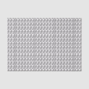 Papier Mousseline Feuille de musique blanche et noire