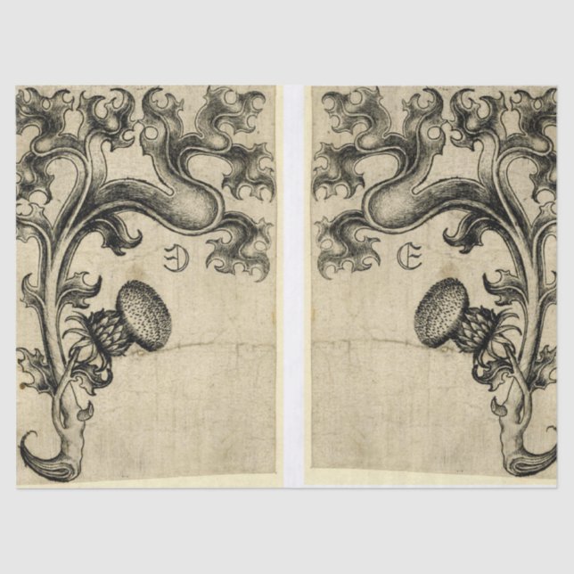 Papier Mousseline Feuille d'élément de journal d'ordure de (Recto)