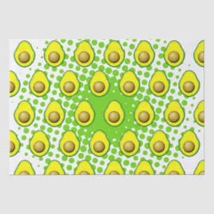 Papier Mousseline Feuille papier d'enveloppement de dessin Avocado d