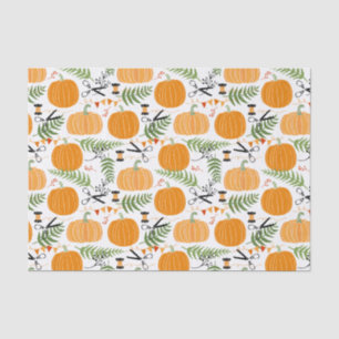 Papier Mousseline Feuille saisonnier d'automne du tarte de