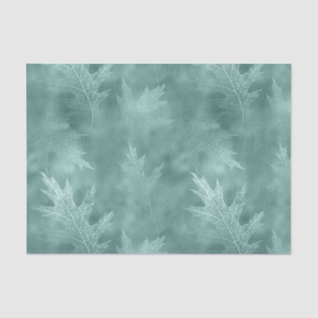 Papier Mousseline Feuille verte d'oeuf Robin (Recto)