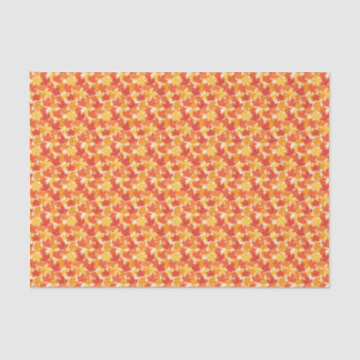 Papier Mousseline Feuilles d'automne éparpillées Couleurs d'automne