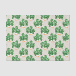 Papier Mousseline Feuilles de plante verte