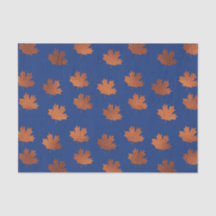 Feuilles d'érable sur Arrière - plan bleu