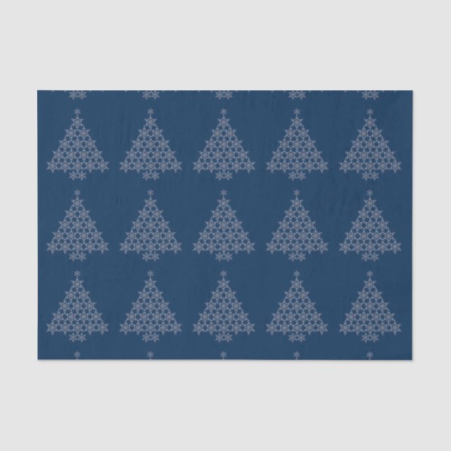 Papier Mousseline Feuilleton de Noël de l'arbre de Noël (Recto)