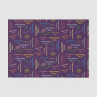 Février, 21 Anniversaire Tissue Paper