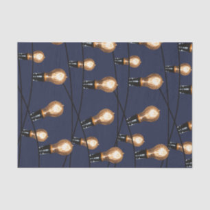 Papier Mousseline Ficelle moderne des ampoules d'Edison de lumières