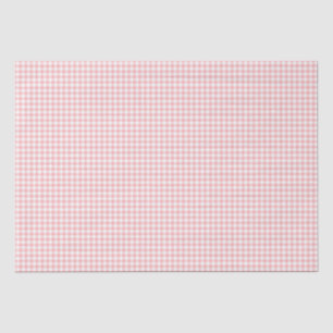 Papier Mousseline Fille Anniversaire Baby Shower Gingham à Carreaux