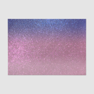 Papier Mousseline Fille Bleu rose Parties scintillant étincelante Om