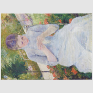 Papier Mousseline Fille dans le jardin, Mary Cassatt