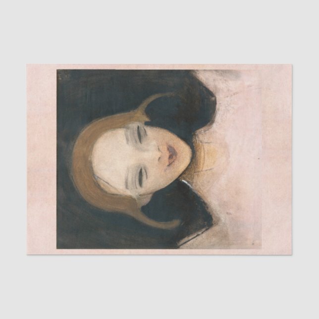 Papier Mousseline Fille souriante, Helene Schjerfbeck (Recto)