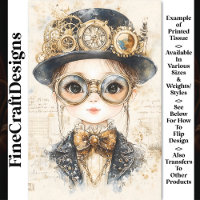 Fille Steampunk, Yeux Noirs, Nœud Papillon BH7 Déc