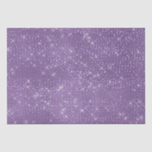 Papier Mousseline Fille violette brillante étincelante