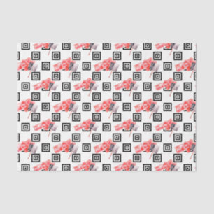 Papier Mousseline Filles à ongles vernis (Design 22 Red Series)