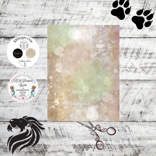 Papier Mousseline Finition fausse découpée texturée bleu sarcelle ve (Créateur téléchargé)