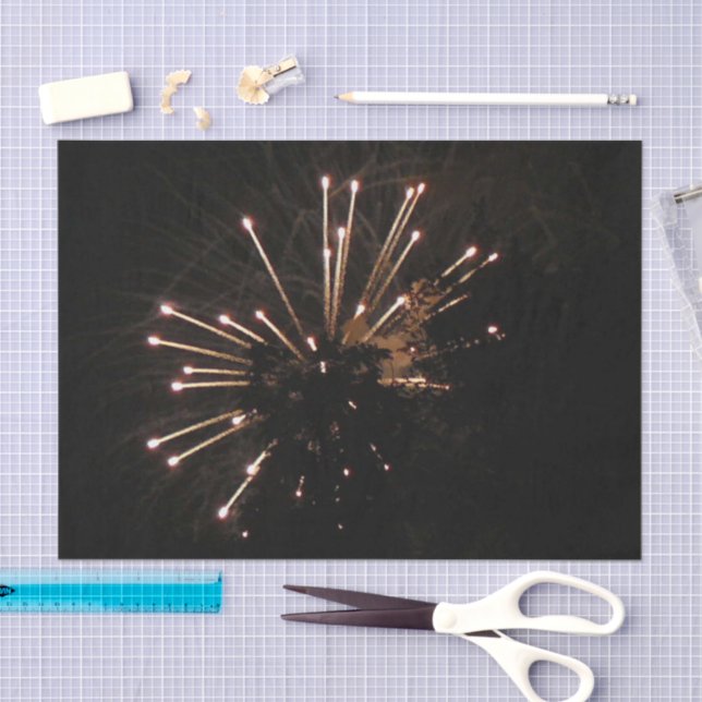 Papier Mousseline Fireworks 5 papier tissu (Artisanat)