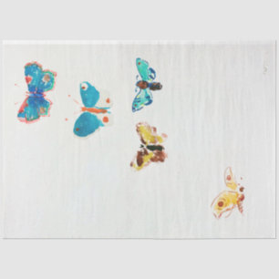 Papier Mousseline Five Butterflies
