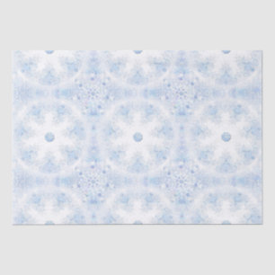 Papier Mousseline Flacon de neige bleu glace