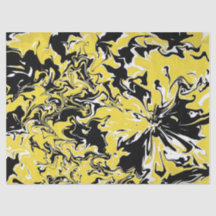 Flacons de noir, blanc et jaune