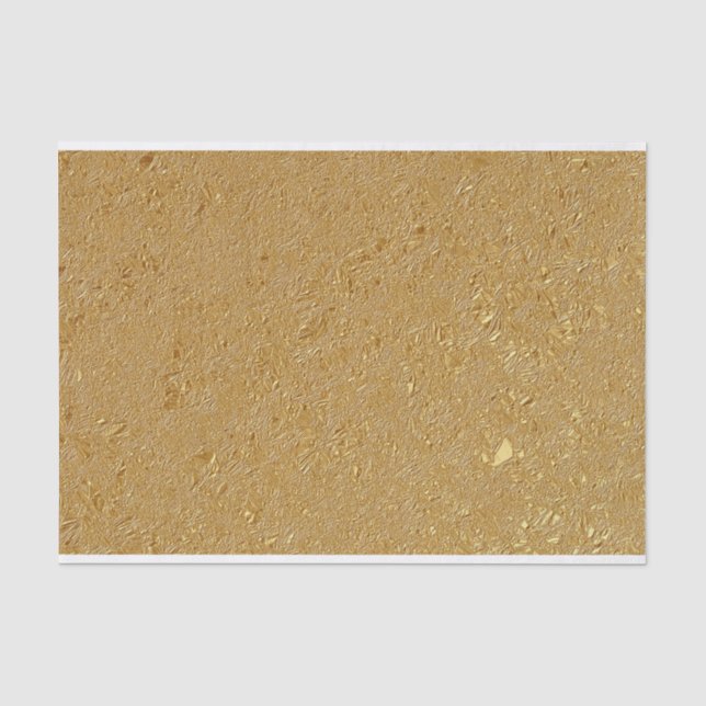 Papier Mousseline Flacons métalliques d'or (Recto)